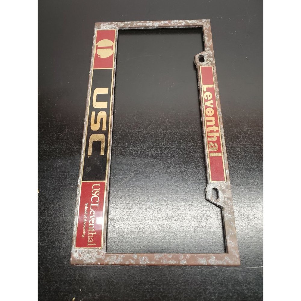 USC Leventhal School of Accounting License Plate Holder - Used